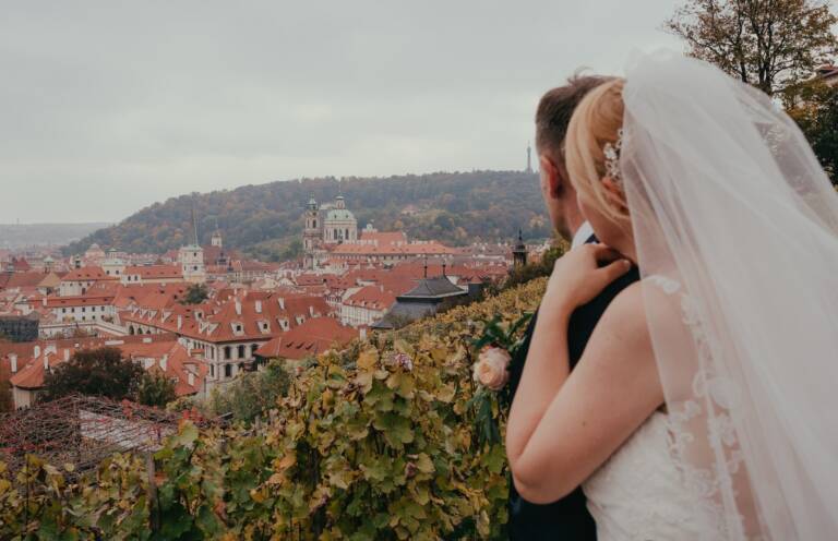 Podzimní svatba v Praze